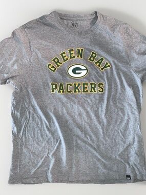 '47 Green Bay Packers NFL Gray Soft Shirt XL Football NWOT Sports Tee SKU 041